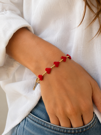Bracciale 5 cuori
