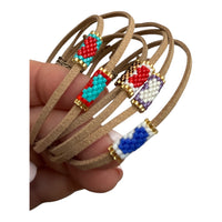 Bracciale cuore arrotolato