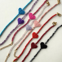 Bracciale cuore e pietre